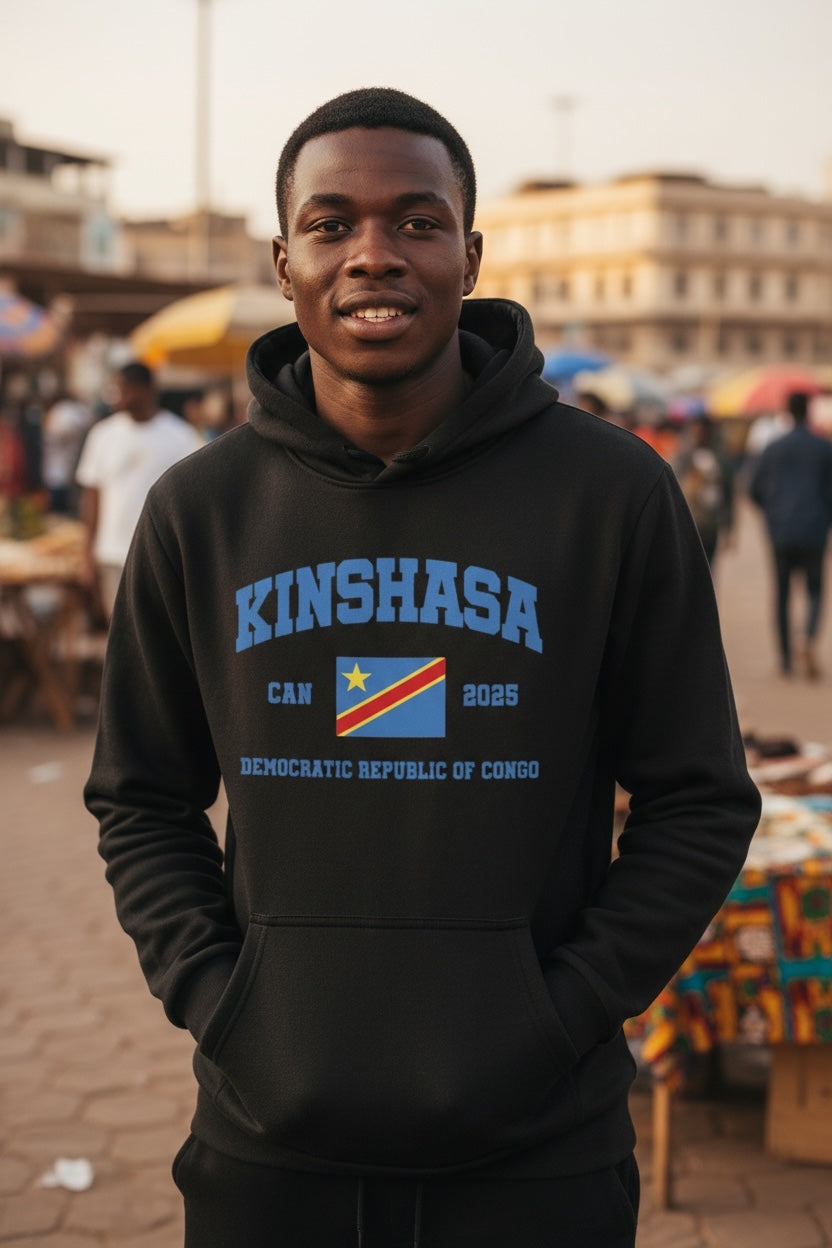 Sweat shirt noir Kinshasa CAN  2025