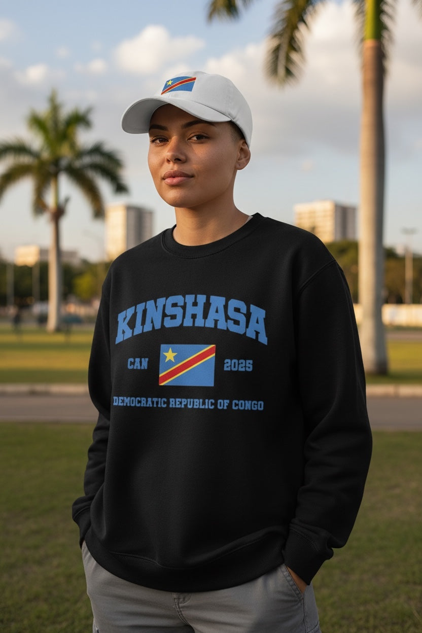 Sweat shirt noir Kinshasa CAN  2025