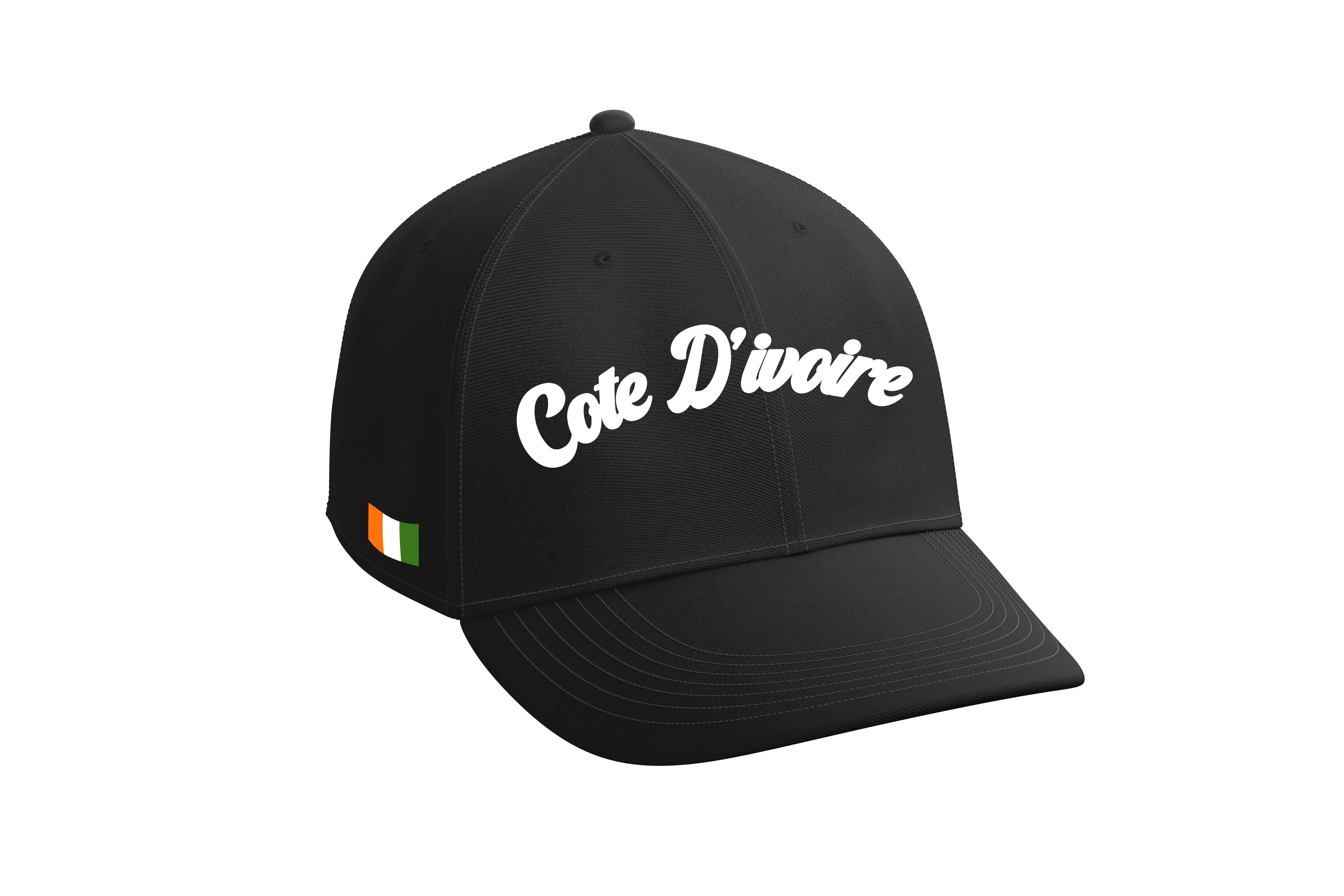 Casquette Noir Cote d'ivoire