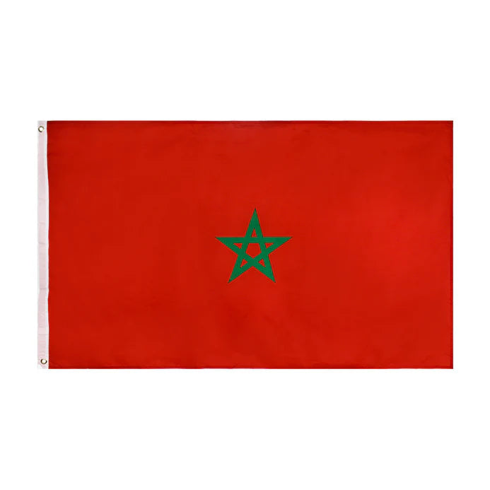 Drapeau du Maroc –  150 x 100 cm  Affiche ta fierté marocaine pour la CAN 2025