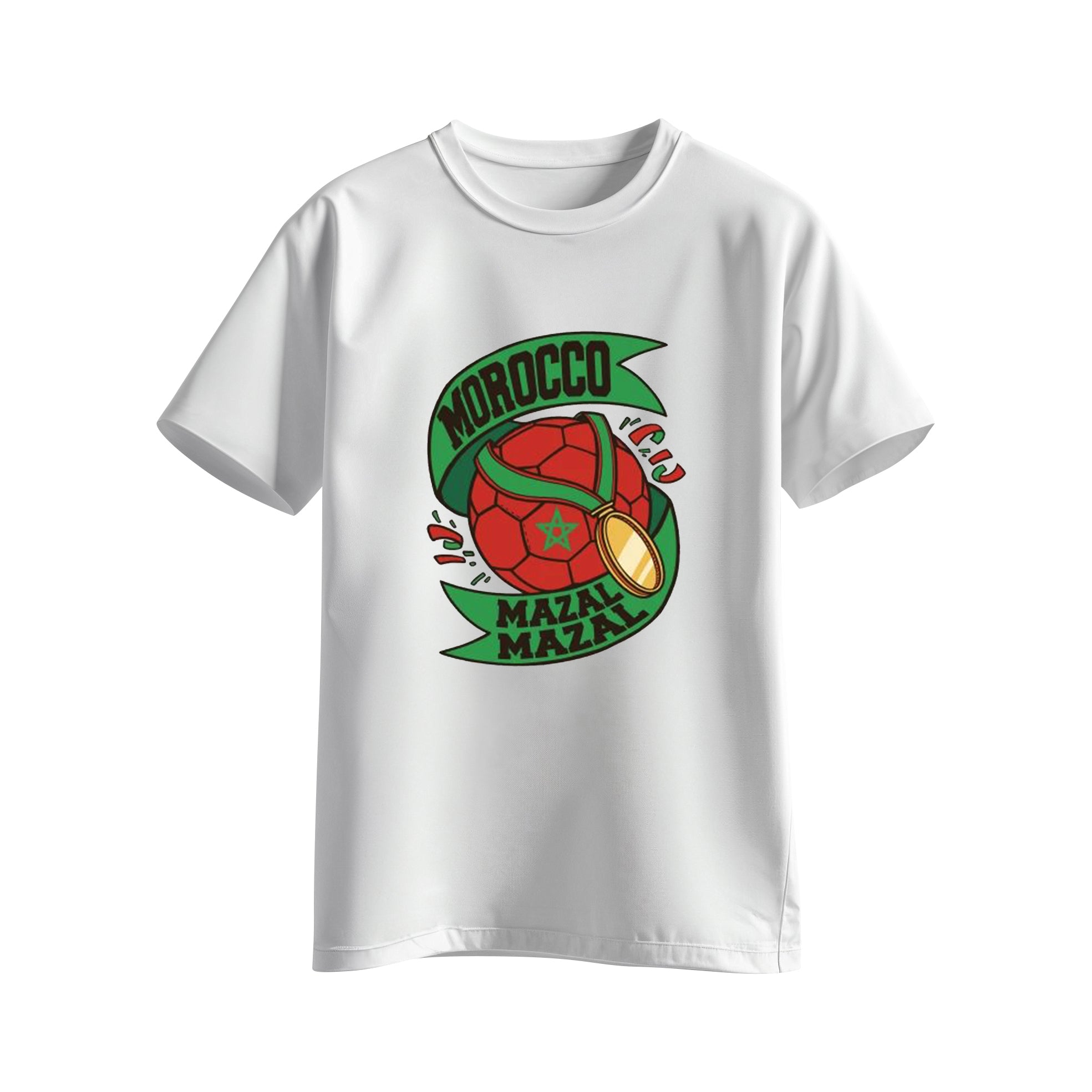 T-shirt Supporter Maroc – Fierté Nationale CAN 2025 🇲🇦