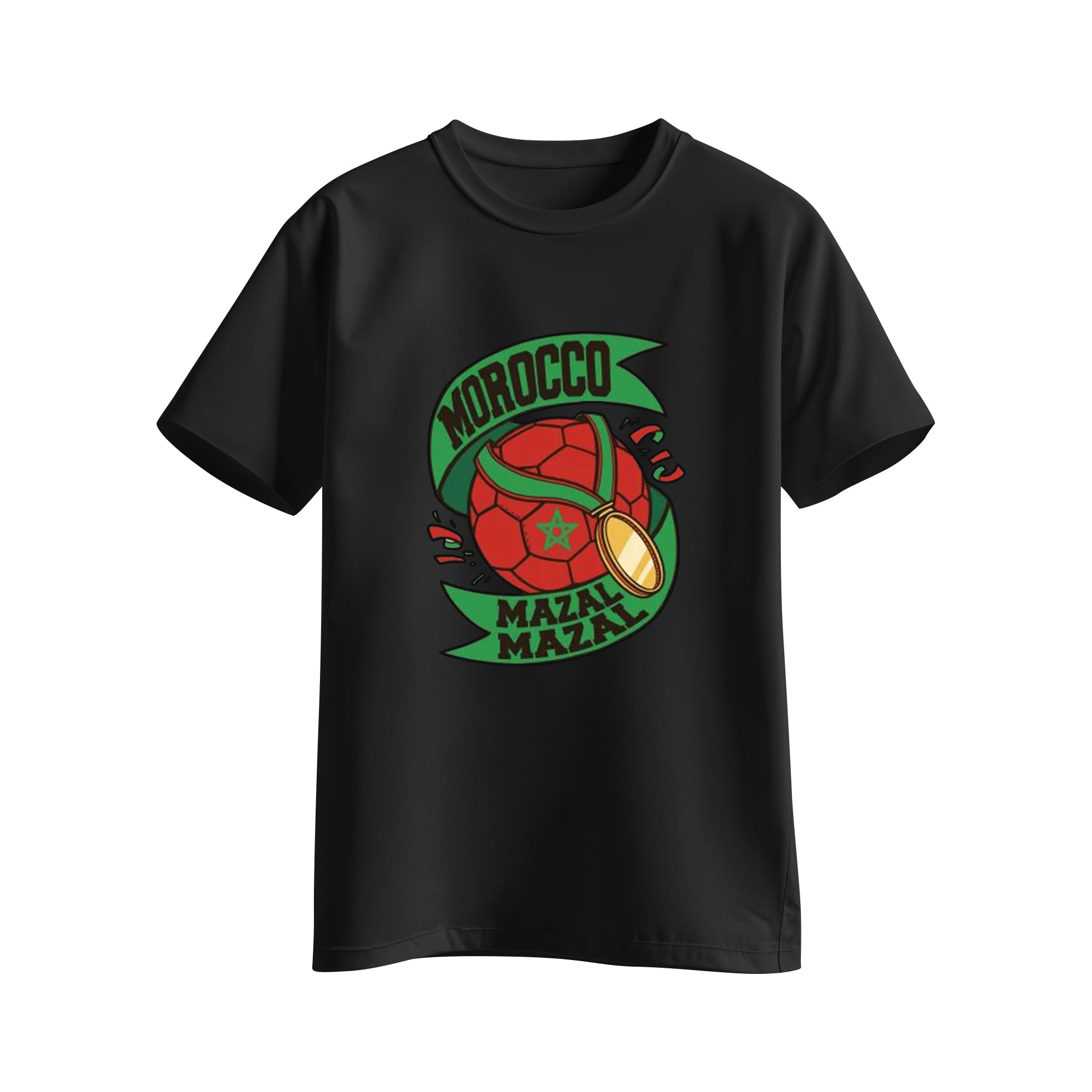 T-shirt Supporter Maroc – Fierté Nationale CAN 2025 🇲🇦